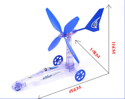 Wind Powered Car DIY Educational Toy Kit - Dshop.com.au