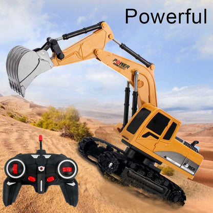 Remote Control Excavator Construction Tractor RC Alloy Toy Truck - Dshop.com.au