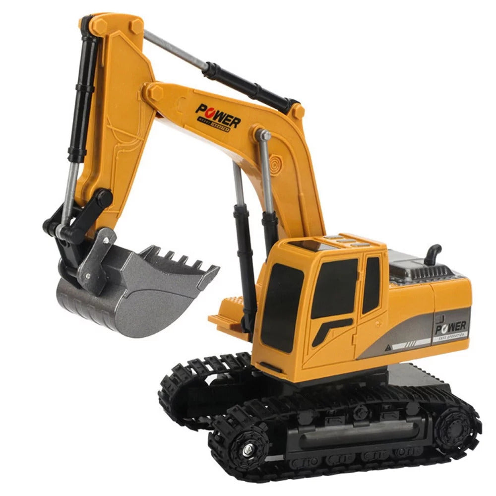 Remote Control Excavator Construction Tractor RC Alloy Toy Truck - Dshop.com.au