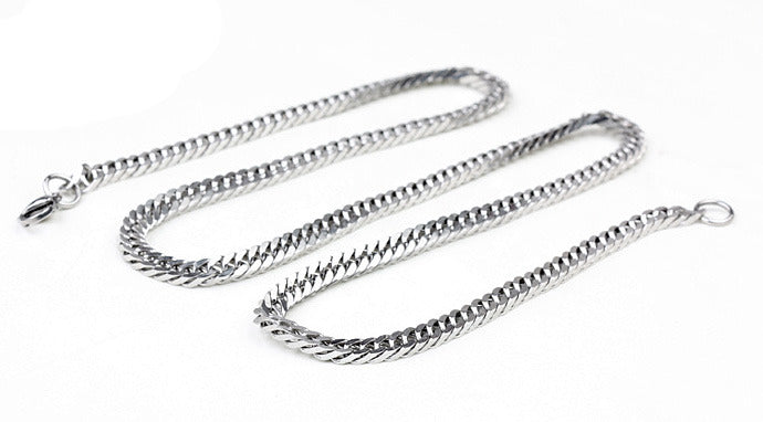 Men's Stainless Steel Chain Necklace - Dshop.com.au