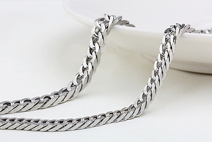 Men's Stainless Steel Chain Necklace - Dshop.com.au