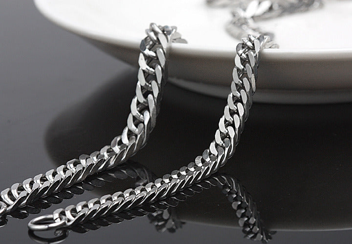 Men's Stainless Steel Chain Necklace - Dshop.com.au