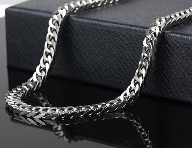 Men's Stainless Steel Chain Necklace - Dshop.com.au