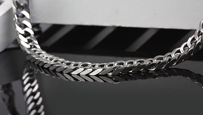 Men's Stainless Steel Chain Necklace - Dshop.com.au