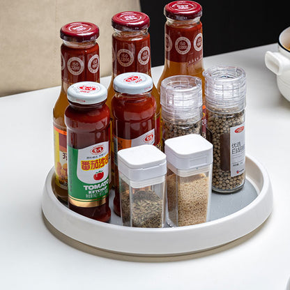 Rotating Spice Rack Lazy Suzan Kitchen Countertop Shelf Storage Organiser - Dshop.com.au