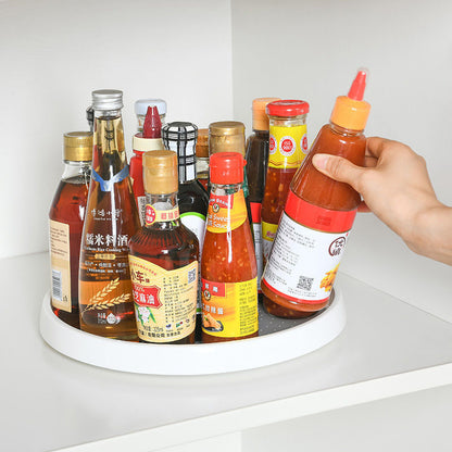 Rotating Spice Rack Lazy Suzan Kitchen Countertop Shelf Storage Organiser - Dshop.com.au