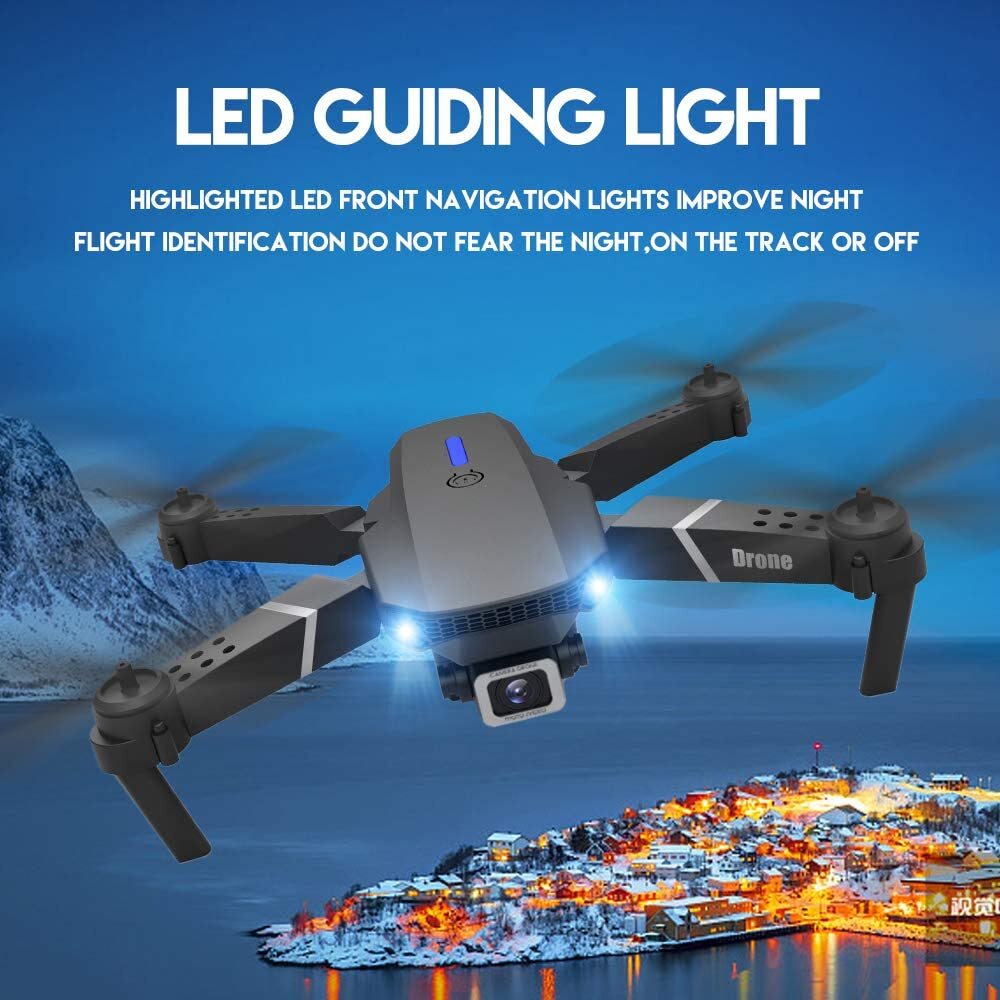 4K HD Dual Camera Dual Battery Wide-angle Quadcopter Remote Control Drone - Dshop.com.au