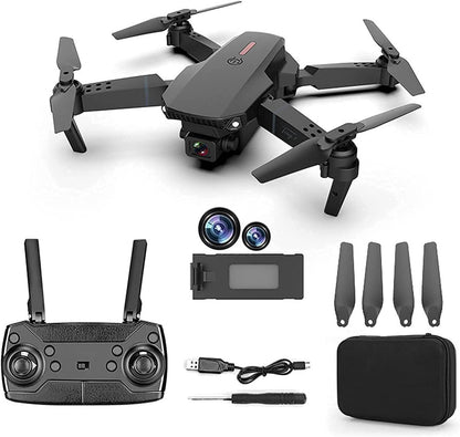 4K HD Dual Camera Dual Battery Wide-angle Quadcopter Remote Control Drone - Dshop.com.au