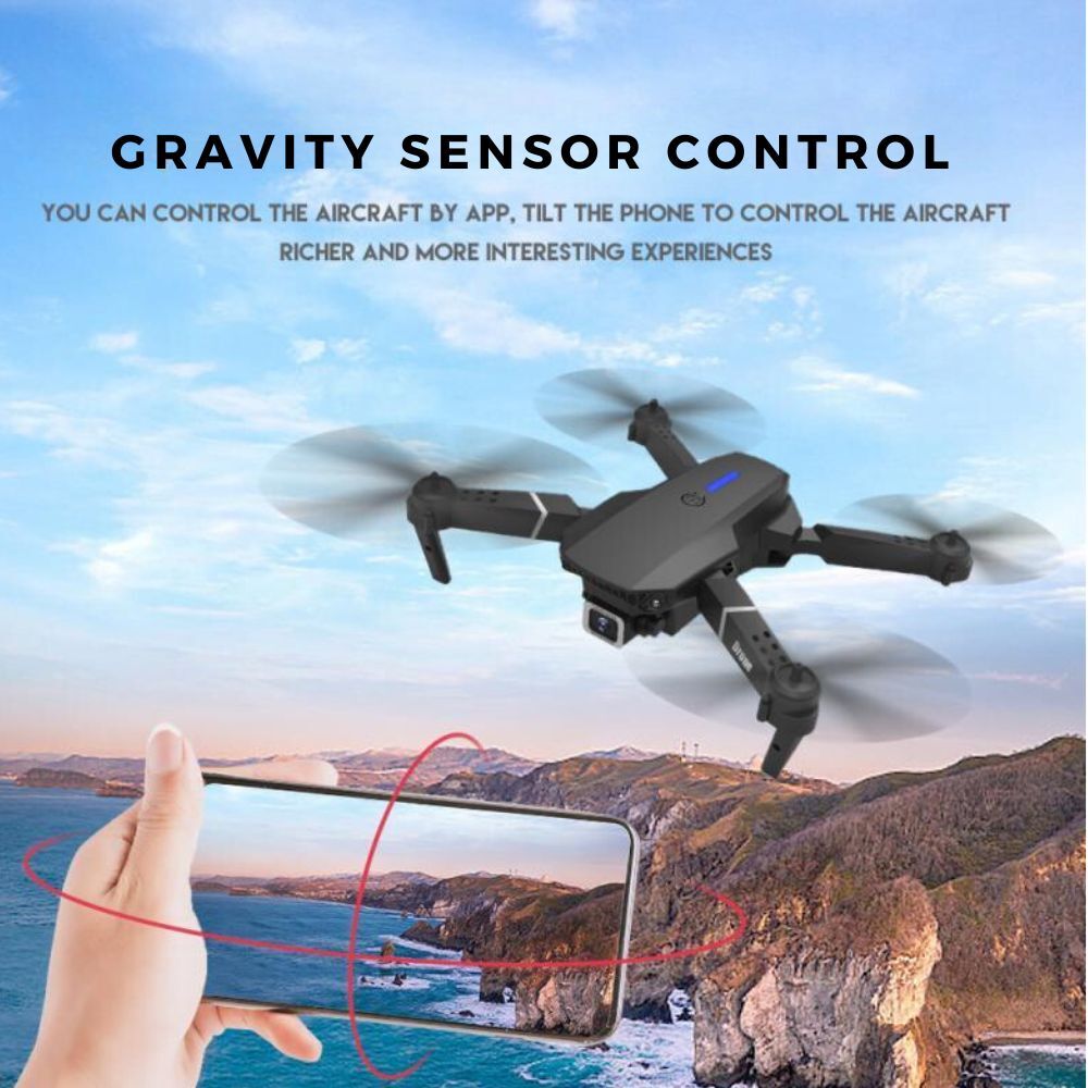 4K HD Dual Camera Dual Battery Wide-angle Quadcopter Remote Control Drone - Dshop.com.au