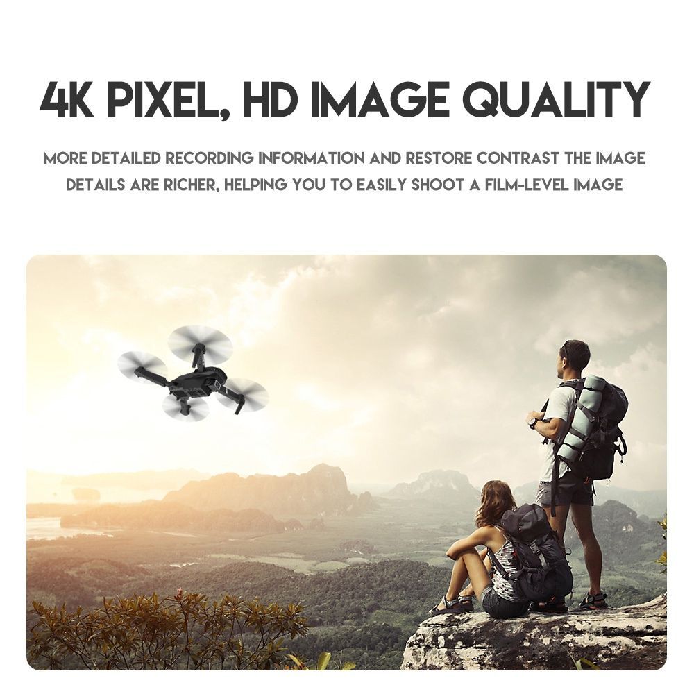 4K HD Dual Camera Dual Battery Wide-angle Quadcopter Remote Control Drone - Dshop.com.au