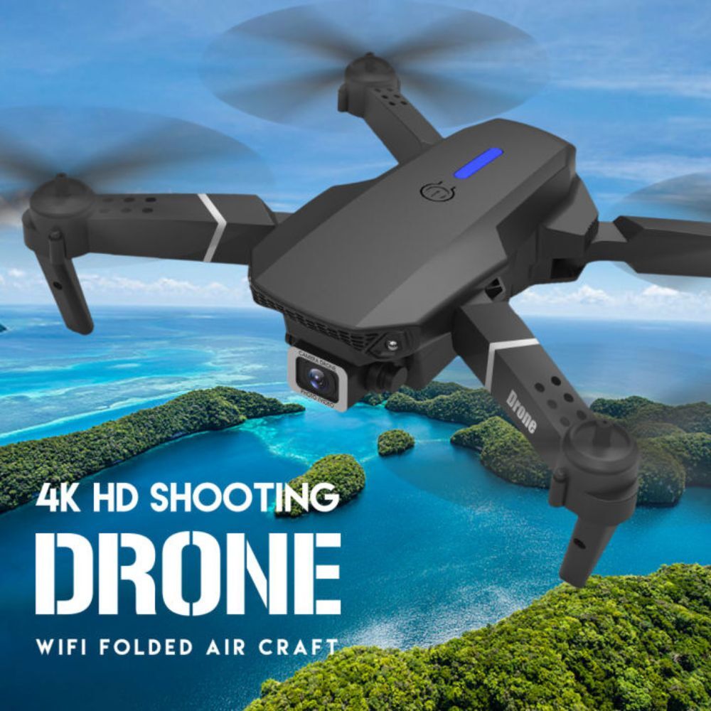 4K HD Dual Camera Dual Battery Wide-angle Quadcopter Remote Control Drone - Dshop.com.au