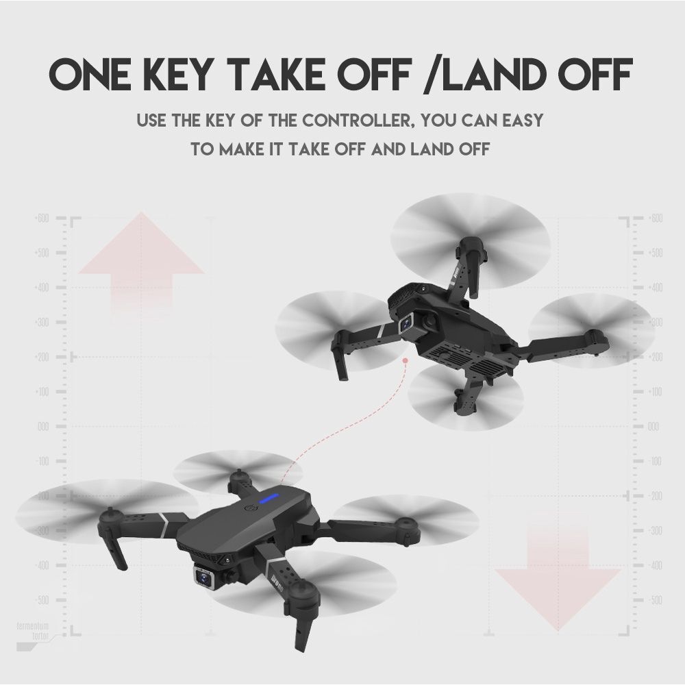 4K HD Dual Camera Dual Battery Wide-angle Quadcopter Remote Control Drone - Dshop.com.au