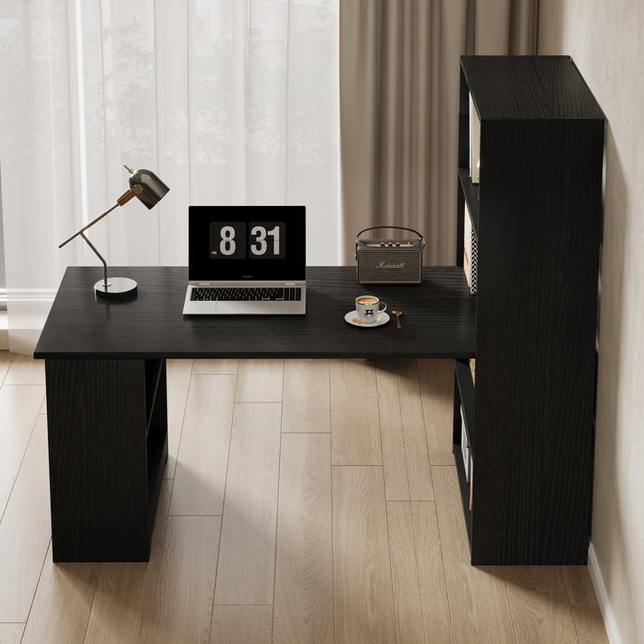 Varossa's Organizer Combination Workstation Computer Desk with 6 Stora