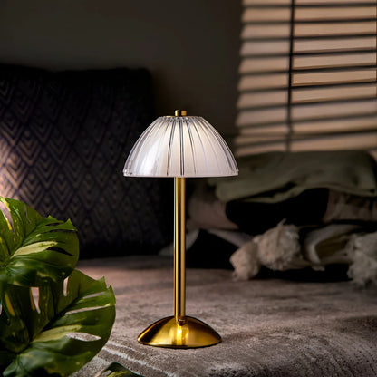 Luxe Crystal Touch Sensor Table Lamp Rechargeable LED Cordless Dimmable Light