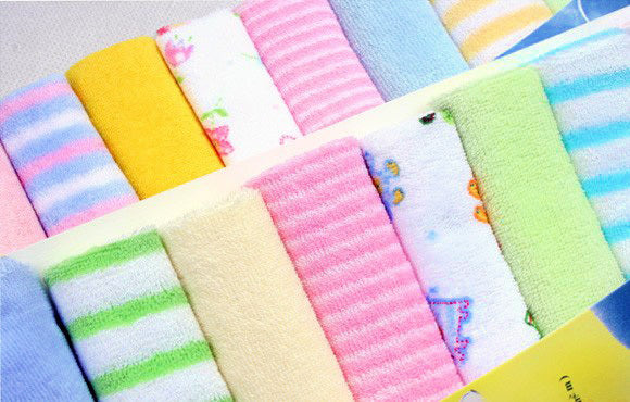 8 x Pack Baby Face Washers Hand Towels - Dshop.com.au