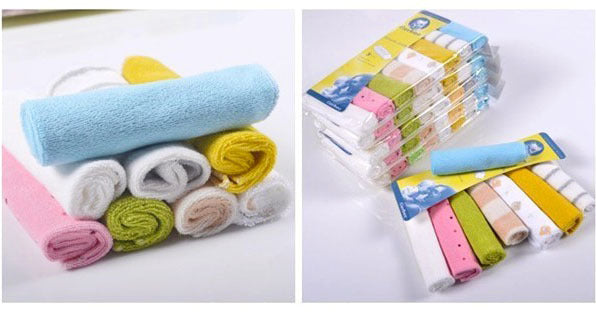 8 x Pack Baby Face Washers Hand Towels - Dshop.com.au