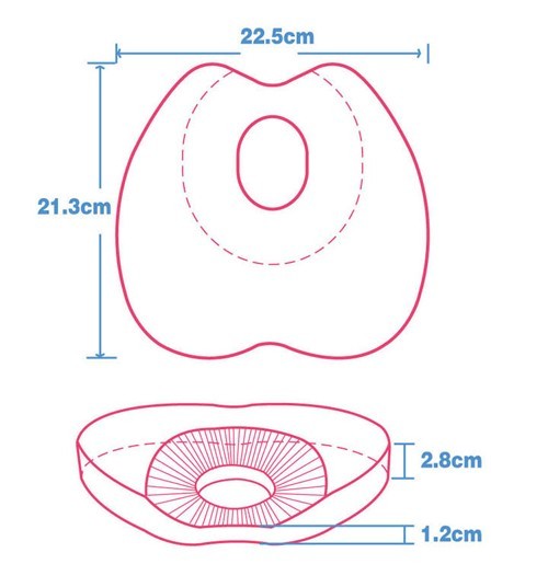 Baby Head Rest Support Memory Foam Pillow