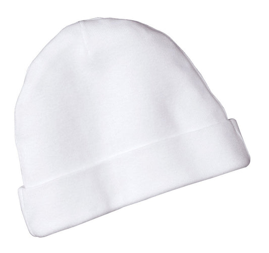 White Baby Newborn Infant Beanie Cotton Knit Hat Cap - Dshop.com.au