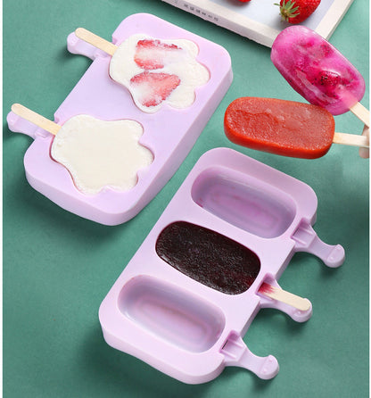 Silicone Ice Cream Cakesicle Popsicle 4-Piece Moulds - Dshop.com.au