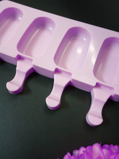 Silicone Ice Cream Cakesicle Popsicle 4-Piece Moulds - Dshop.com.au