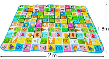 2m Double Sided Large Alphabet & Numbers Baby Kids Play Mat - Dshop.com.au