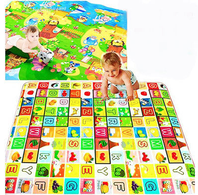 2m Double Sided Large Alphabet & Animal Farm Baby Kids Play Mat - Dshop.com.au