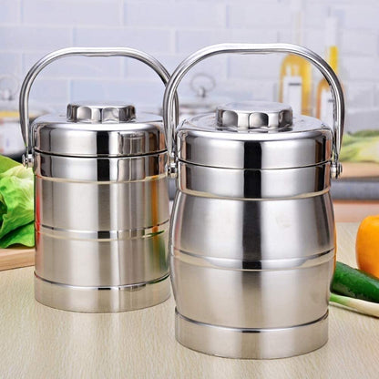 1.4L Stainless Steel Insulated Portable Thermos Food Jar Lunchbox Containers - Dshop.com.au