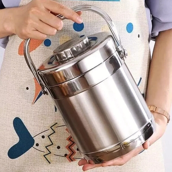 1.4L Stainless Steel Insulated Portable Thermos Food Jar Lunchbox Containers - Dshop.com.au