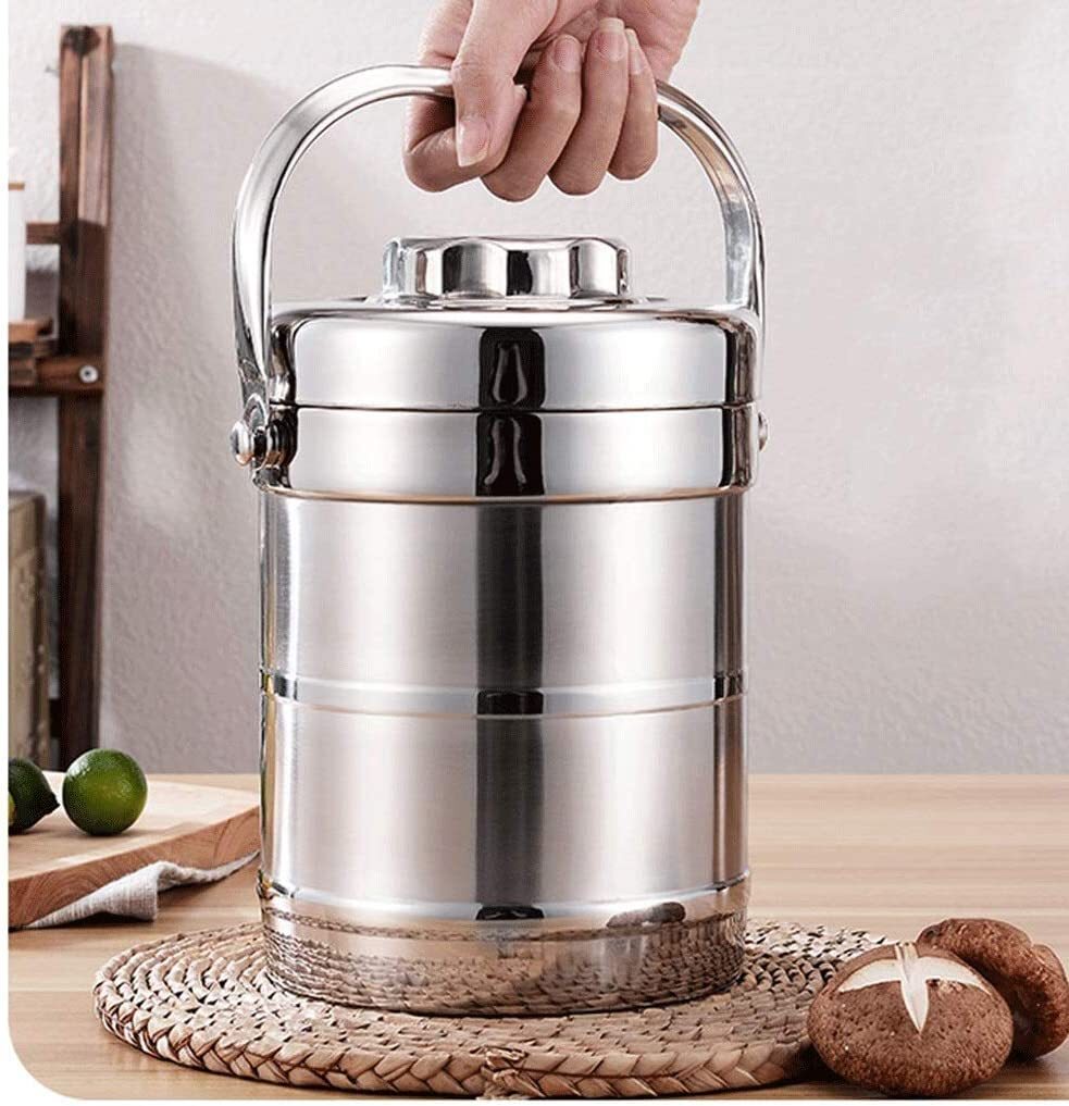 1.4L Stainless Steel Insulated Portable Thermos Food Jar Lunchbox Containers - Dshop.com.au