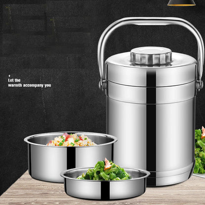 1.4L Stainless Steel Insulated Portable Thermos Food Jar Lunchbox Containers - Dshop.com.au