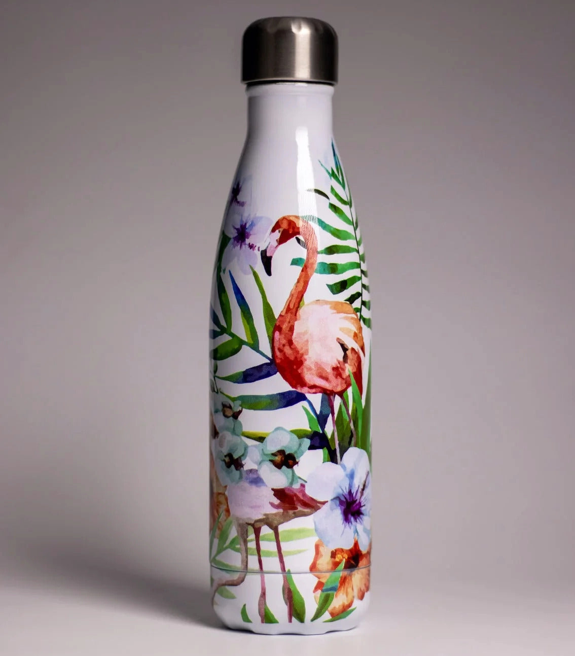 Stainless Steel Vacuum Insulated Water Bottle Thermal Flask (Flamingo) - Dshop.com.au