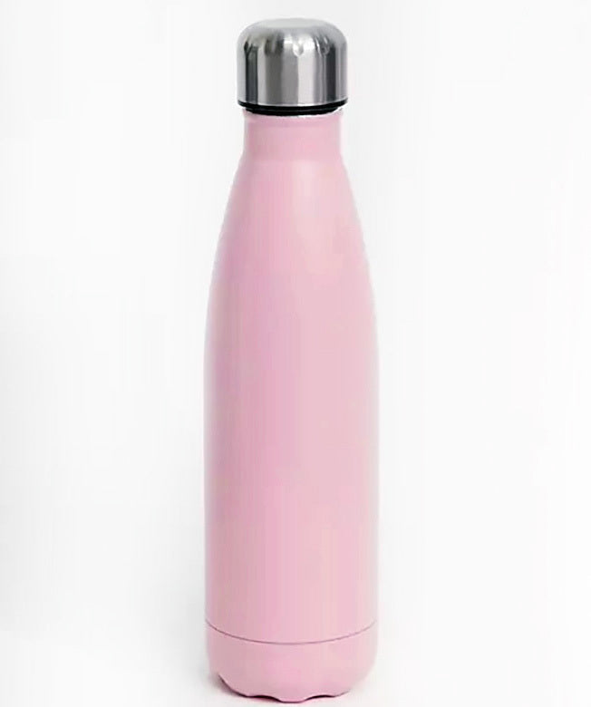 750ml Large Stainless Steel Vacuum Insulated Sports Water Bottle Thermal Flask (Pink) - Dshop.com.au