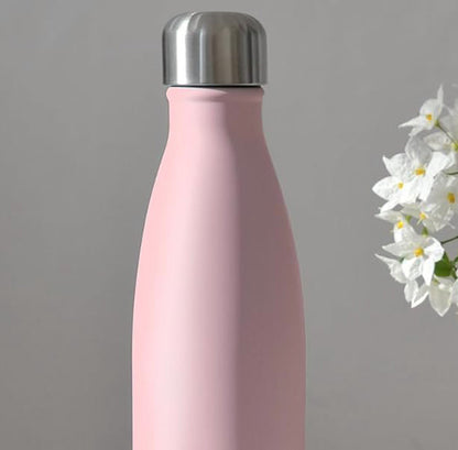 750ml Large Stainless Steel Vacuum Insulated Sports Water Bottle Thermal Flask (Pink) - Dshop.com.au