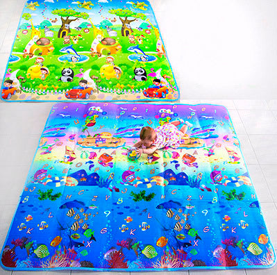 2m Double Sided Ocean Alphabet & Animal Fun Baby Kids Play Mat - Dshop.com.au