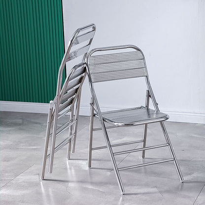 Set of 2 Superb Full 304 Stainless Steel Folding Chairs - Dshop.com.au