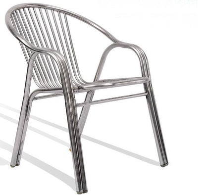 Set of 2 Superb Full 304 Stainless Steel Chairs - Dshop.com.au