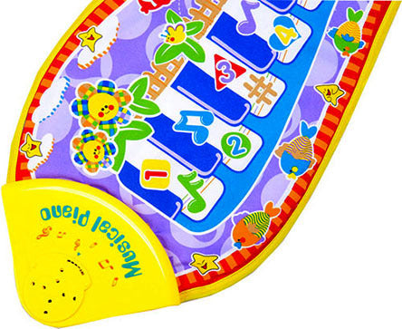 Musical Fish Piano Gym Baby Play Mat - Dshop.com.au