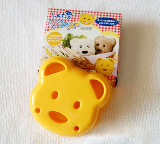 4 Pack Kitchen Tools: 2 Teddy Bear & 2 Car Sandwich Makers - Dshop.com.au