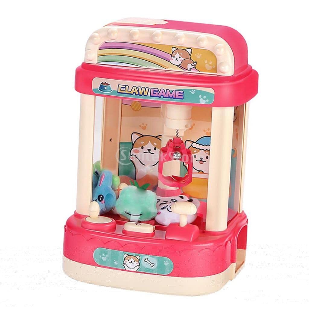 Arcade Game Toy Claw Vending Machine (Pink) - Dshop.com.au