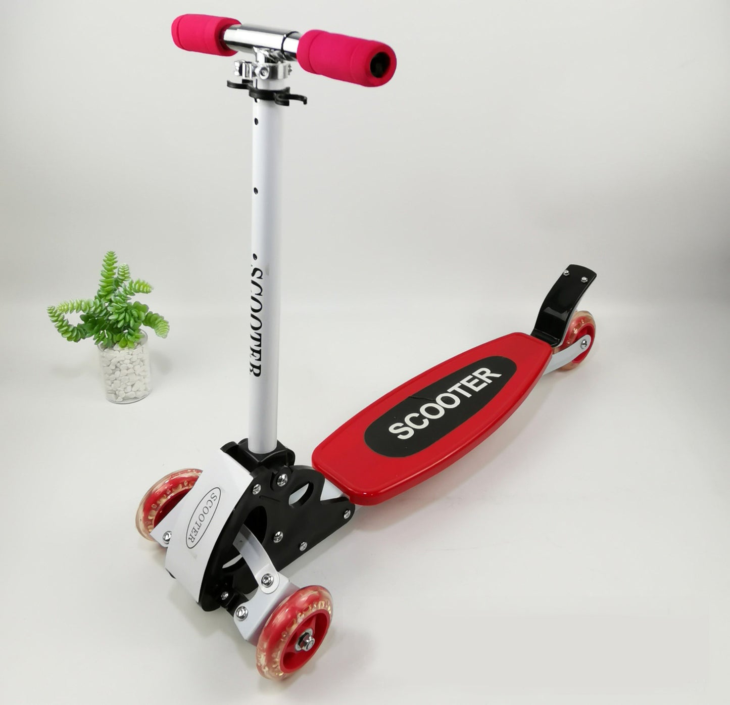 3 Wheels Lean and Steer Kids Tri Scooter (Blue) - Dshop.com.au