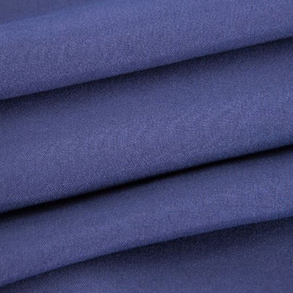 Luxe Home 3-Piece Bed Set Fitted Sheet and Pillowcases - Queen Size 150cm (Indigo) - Dshop.com.au