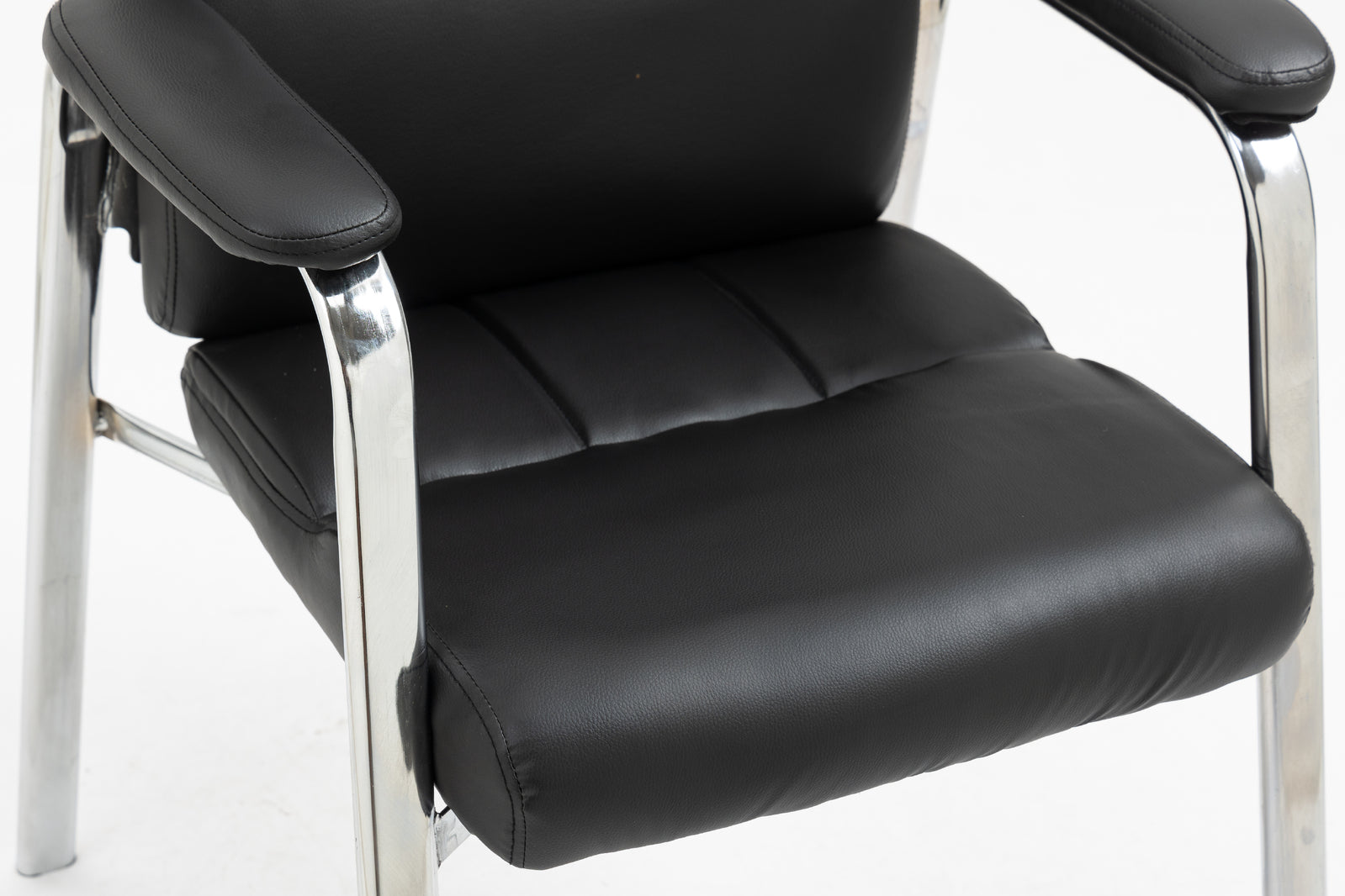 2 x Elite Executive Office Visitor Conference Chair (Black - Set of 2) - Dshop.com.au