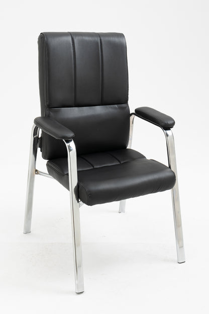 2 x Elite Executive Office Visitor Conference Chair (Black - Set of 2) - Dshop.com.au