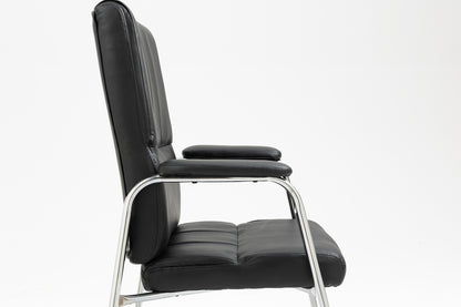 2 x Elite Executive Office Visitor Conference Chair (Black - Set of 2) - Dshop.com.au