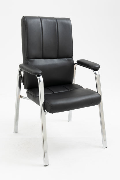 2 x Elite Executive Office Visitor Conference Chair (Black - Set of 2) - Dshop.com.au