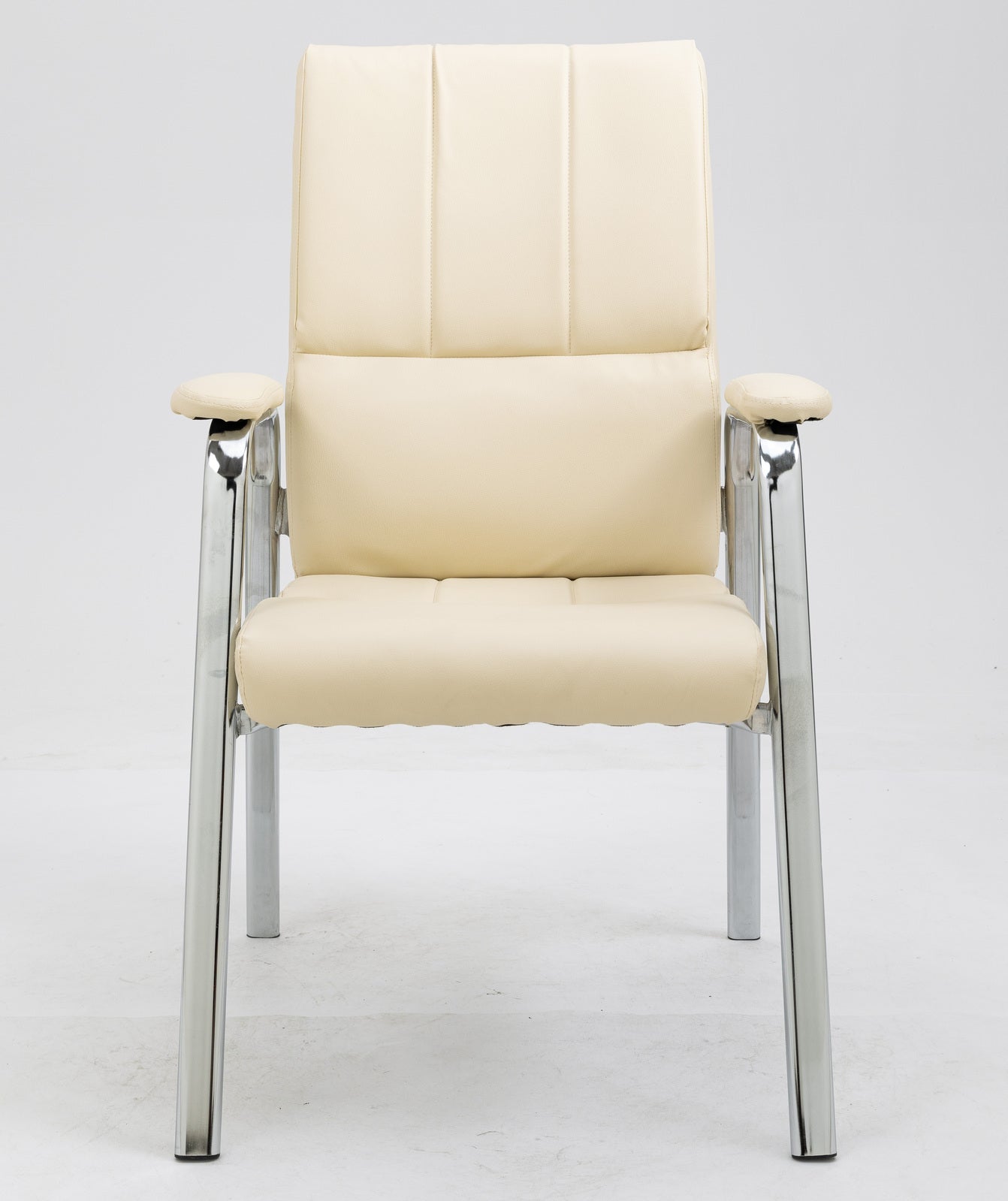 2 x Elite Executive Office Visitor Conference Chair (Ivory - Set of 2) - Dshop.com.au