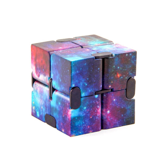 Galaxy Space Infinity Cube Magic Puzzle Stress Relief Fidget Toy