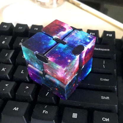 Galaxy Space Infinity Cube Magic Puzzle Stress Relief Fidget Toy - Dshop.com.au