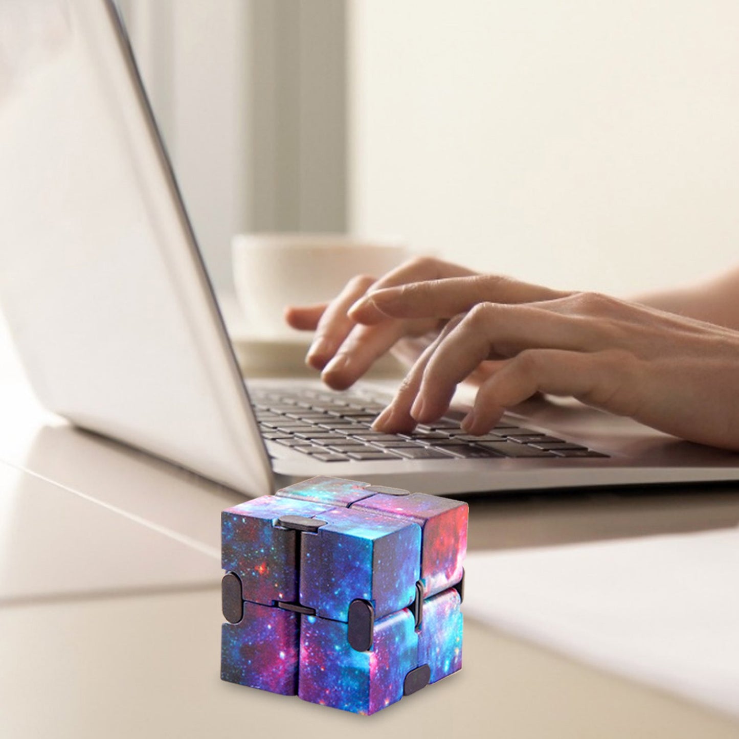 Galaxy Space Infinity Cube Magic Puzzle Stress Relief Fidget Toy - Dshop.com.au