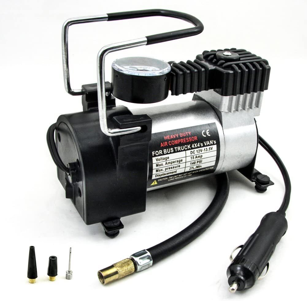 12V Portable Car Pump Air Compressor - Dshop.com.au